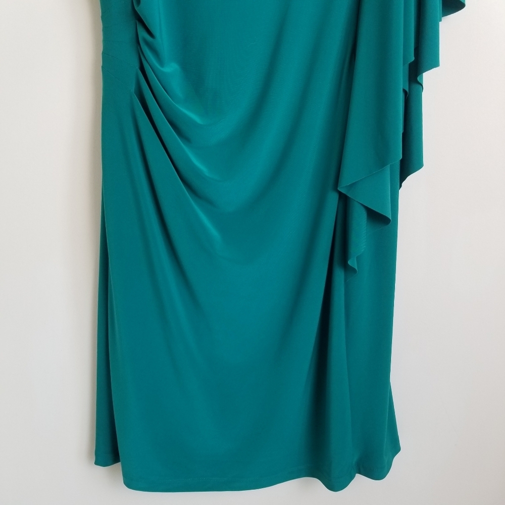 Lauren Ralph Lauren Sleeveless Drape Dress Size 18 - Picture 3 of 7